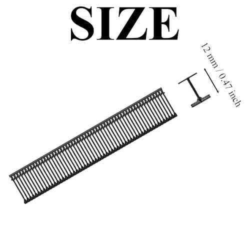 0.47 Inch/12 mm Standard Tagging Gun Fasteners for Clothing 1000P Tag Gun Refill Clothing Tag Barbs Attachments Label Price Tagging Barbs Black Plastic not jam for Most Standard Garment Price Tags - color: Black, size: 0.47 inch/12mm-1000P