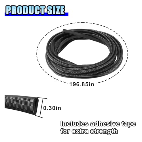 16FT/5M Car Door Edge Guards - U Shape Electroplated Glossy Rubber Door Edge Trim Seal Protector - Self-Adhesion Car Scratch Protection Guards for Sharp Edge, Doors, Sheet Metal (Carbon Fiber) - color: Carbon Fiber