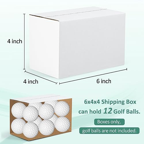 Eupako 6x4x4-Small-Shipping-Boxes-30-Pack-White-Corrugated-Box-Mailers, Cardboard Boxes for Packaging Small Business, Mailing - color: White, size: 6x4x4 Inches (30 Pack)