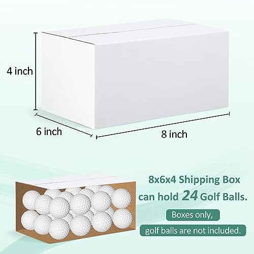 Eupako 8x6x4-Small-Shipping-Boxes-30-Pack-White-Corrugated-Box-Mailers, Cardboard Boxes for Packaging Small Business, Mailing - color: White, size: 8x6x4 Inches (30 Pack)