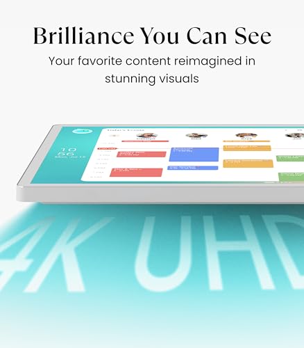 Cozyla Calendar Plus 2: 32"4K Smart Digital Calendar with Google Play Store - color: White 4K
