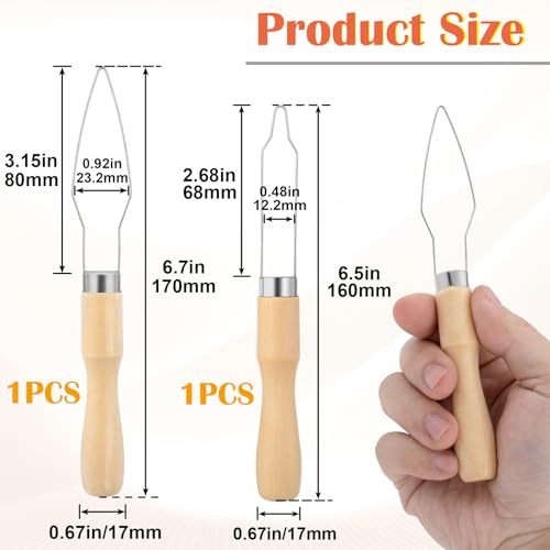 2 Packs Easy Button Hook, Steel Button Helper Tool for Elderly, Wide Wood Handle Buttons Fastener Device Assist Dressing Aid Tool for Seniors One Hand - Small Button and Universal - color: Wood Color, 2 Packs, Small Button and Universal