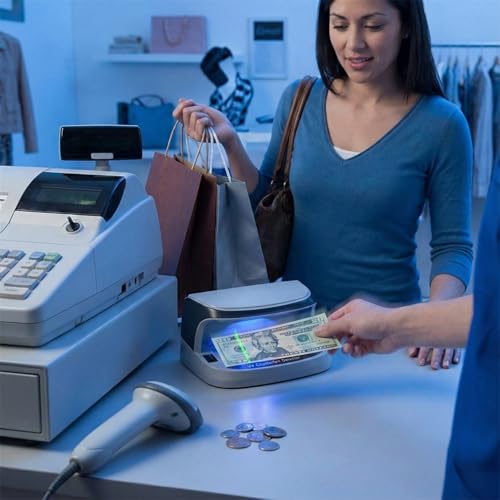 Portable UV Money Detector, Rechargeable Fake Bill Checker Machine1