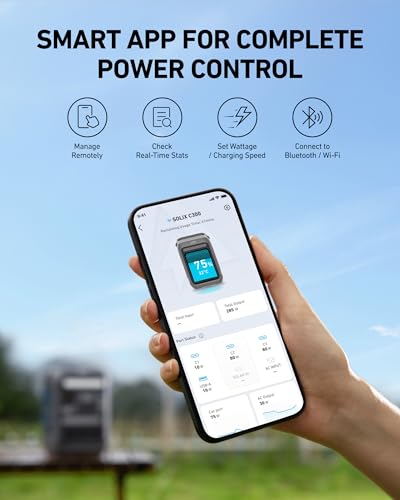 Anker SOLIX C300 Portable Power Station, 288Wh Solar Generator for Camping - style: Anker SOLIX C300
