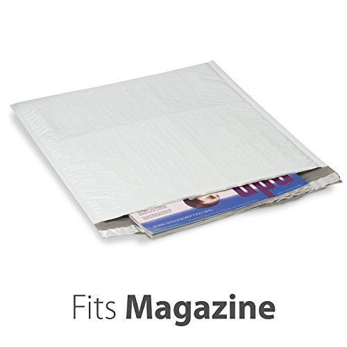 Fosmon #6 Poly Bubble Mailer 12.5 x 16 (20 Pack), Lightweight Water/Dust/Shock/Tear Resistant Padded Shipping Envelopes for Book, Magazine, Documents - size: 20 Pack