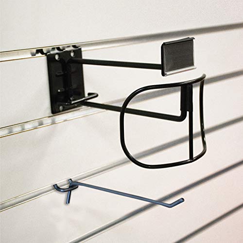 Gemco Group Retail Mask Display with Price Holder for Child Size Mask Attaches to Slatwall or Pegboard, Includes 6” Product Hook (3)