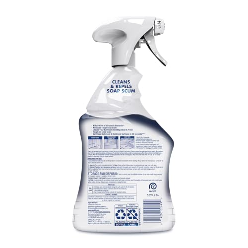 Lysol Power Foaming Bathroom Cleaner & Disinfectant Spray, 32 oz - size: 32 Fl Oz (Pack of 1), style: Power