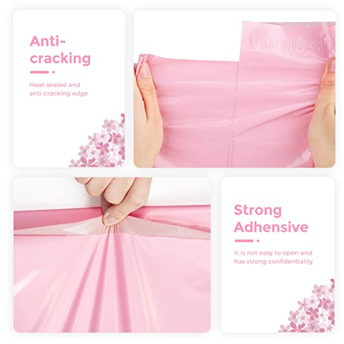 Metronic Poly Mailers 24x24 50 Pack, Extra Large Self Seal Shipping Bags - color: Light Pink, size: 24X24 50PC