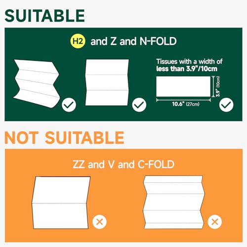 anydry Commercial Paper Towel Dispenser Wall Mount 400-Sheet Capacity Matte Black Stainless Steel Lockable Fits Multifold/Z-Fold Towels (Folded Size ≤ 10.6" x 3.9") - color: Fingerprint-resistant Matte Black