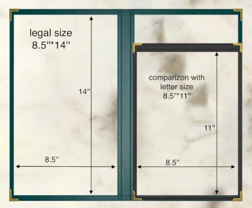 10Pcs Green PVC Clear Menu Cover 8.5x14, Bifold, 2 Page 4 View - color: green, size: 2 Pages - 8.5" x 14"