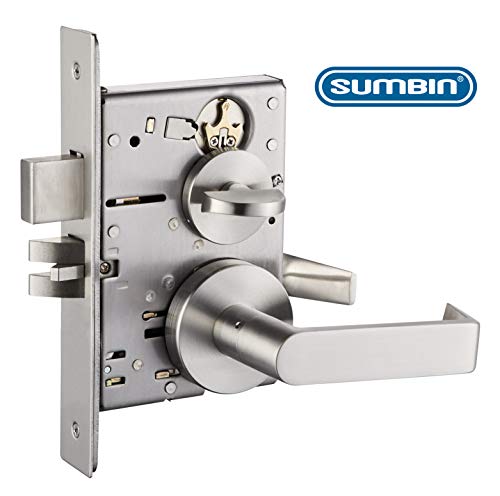 Commercial Mortise Lock Door Handle Lever Set for Corridor Door F13 - color: Sectional/Dormitory Function