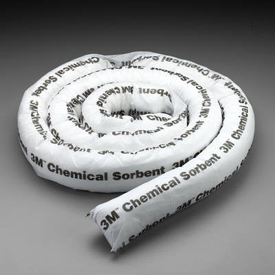 Absorbent Boom, Chemical, 12 ft. L, PK4