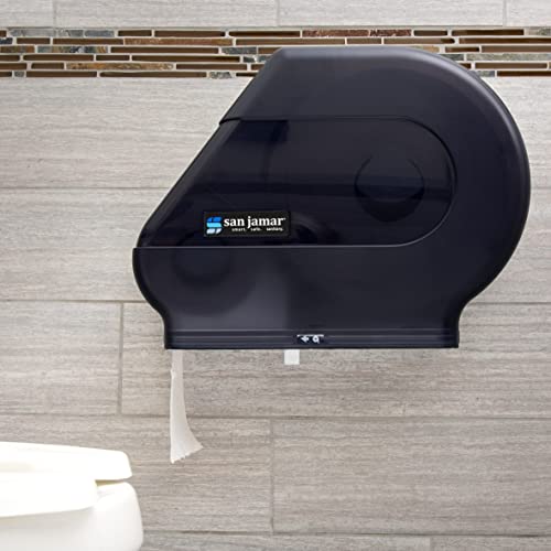 Quantum R6500TBK 22" Width x 16-1/2" Height x 5.875" Depth, Black Pearl Jumbo Bath Tissue Dispenser