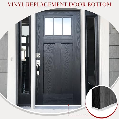 2 Pcs 36" White Double Bubble Kerf Door Sweep - color: White
