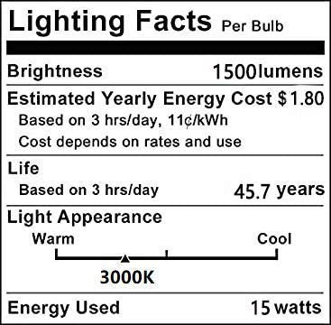 Lxcom Lighting E11 LED Corn Bulb 15W Dimmable Ceramic Candelabra Bulbs (4 Pack)- 136 LEDs 2835 SMD 1500LM Warm White 3000K 120W Equivalent T3/T4 JDE11 120V Lamp for Home Lighting - size: 2 Count (Pack of 2)