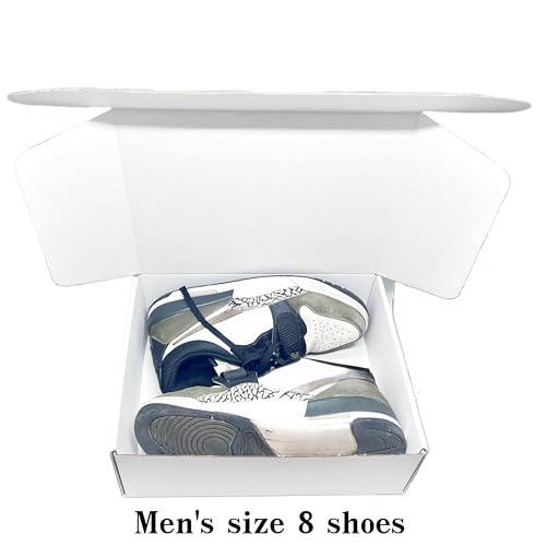 12x9x4 Inches White Corrugated Cardboard Shipping Boxes Set of 2 - size: 12x9x4 inch 2 Pack