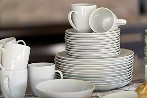10 Strawberry Street 7.5" Catering Coupe Salad/Dessert Plate, Set of 12,White - size: 7.5" Salad Plate, style: Coupe