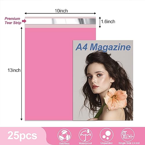 JinRuiKJ Thank You Poly Mailers 10x13 Inch, 25 PCS, Pink - color: Pink, size: 10*13inch 25pcs