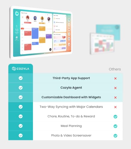Cozyla Calendar Plus 3: 32"4K Smart Digital Calendar with Google Play Store - color: 4K