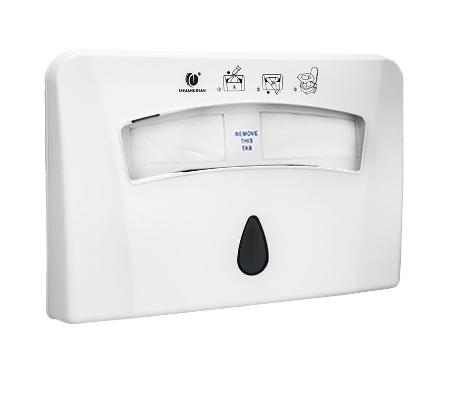 Toilet Seat Cover Dispenser, White, 2-Pcs