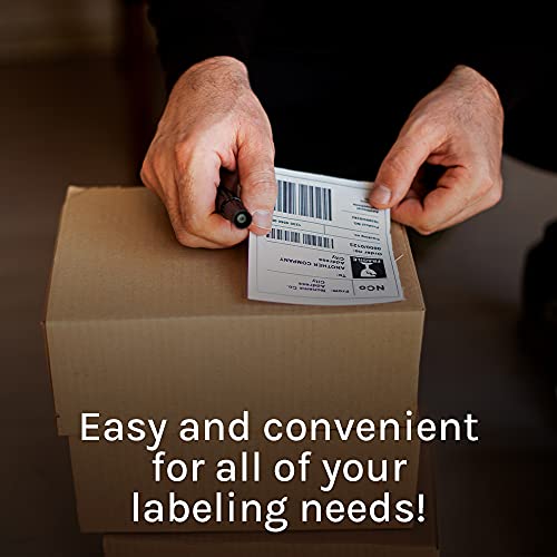 Premium Label Supply White Sticker Shipping Labels – 4" x 5" – Laser/Inkjet Compatible – (4 per Sheet), 500 Sheets - 2,000 Total Adhesive Labels - size: 2000 Labels