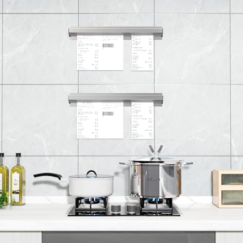 Ticket Holder for Restaurant, 16/18/24/28/30" Ticket Check Rack Restaurant Order Receipt Holder Ticket Rail Display Slide Ticket Rack for Commercial Kitchen Cafes Pubs Bars (18 Inch) - size: 18 Inch