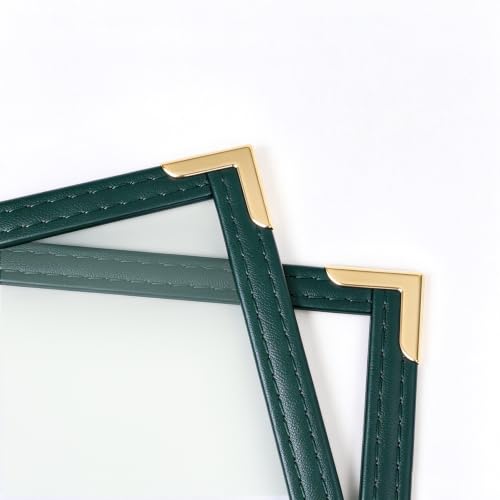 10Pcs Green PVC Clear Menu Cover 8.5x14, Bifold, 2 Page 4 View - color: green, size: 2 Pages - 8.5" x 14"