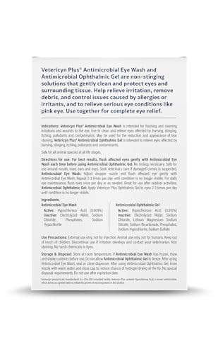 Vetericyn Plus Dog and Cat Eye Care | Flush and Soothe Eye Irritations, Dog Tear Stain Cleaner, Safe for All Animals. (Eye Care Kit) - size: Eye Care Kit