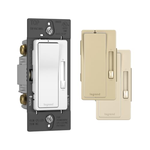 Legrand Radiant 450W LED Dimmer Light Switch 3-Way Rocker Tri-Color 1-Pack - size: (Pack of 1)