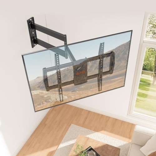 32" Long Arm TV Wall Mount for 32-75 Inch TV, Corner TV Bracket Single Stud - size: TV 32-75", Arm 32"