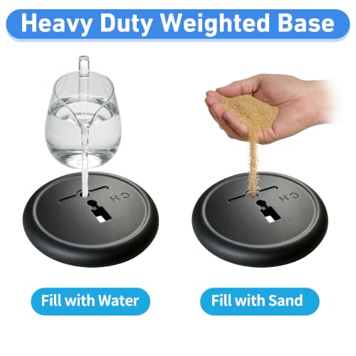 11x17 Pedestal Sign Stand, Adjustable Floor Standing Display Holder