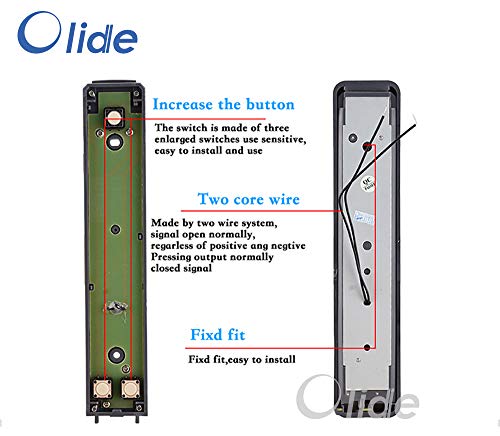 Olideauto Automatic Door Opener Wireless Push Button/Switch (Long Wireless Push Button)