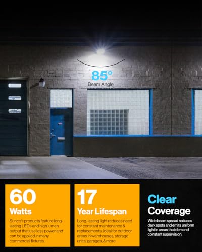 Sunco 24 Pack Outdoor Commercial LED Wall Pack Lights, 80W, Dimmable, 3CCT - color: 24 Pack