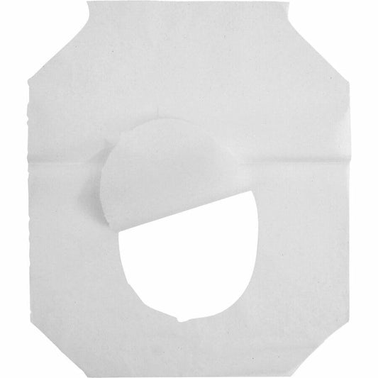 Genuine Joe Toilet Seat Covers, Half-Fold, White, 250/Pack, 4 Count - size: 250 Count (Pack of 4)