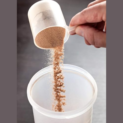 5cc Long Handle Measuring Scoop (1 Teaspoon / 5mL) - Heavy-Duty Plastic Spoon for Powders, Pre-Workout, Supplements, and Spices, 3-Pack
