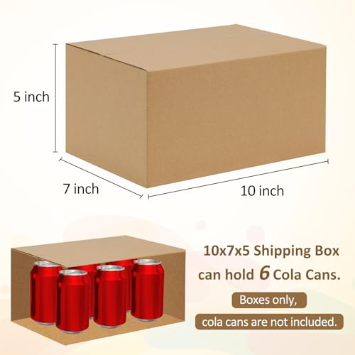Eupako 10x7x5-Small-Shipping-Boxes-30-Pack-Brown-Corrugated-Box-Mailers, Cardboard Boxes for Packaging Small Business, Mailing - color: Brown, size: 10x7x5 Inches (30 Pack)