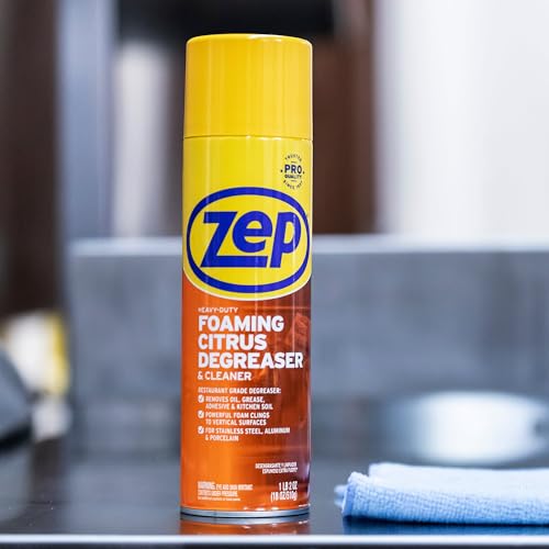 Zep Heavy-Duty Foaming Citrus Degreaser and Cleaner - 18 oz. (Case of 6)