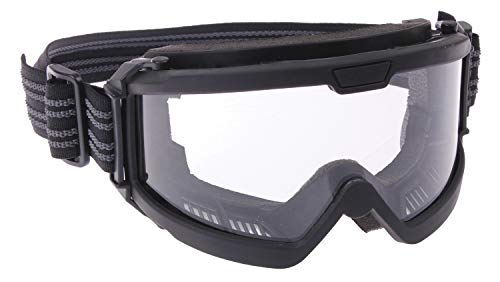 Rothco ANSI Rated OTG Goggles – Ansi Z87‑1 Over‑The‑Glasses Anti‑Fog Safety Eyewear - UV400 Protection - color: Black / Clear