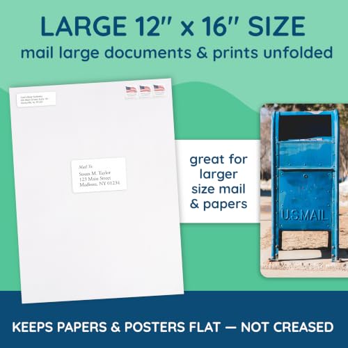 Blue Summit Supplies 50 12" x 16" Catalog Envelopes, Self Seal, White - size: 12 x 16