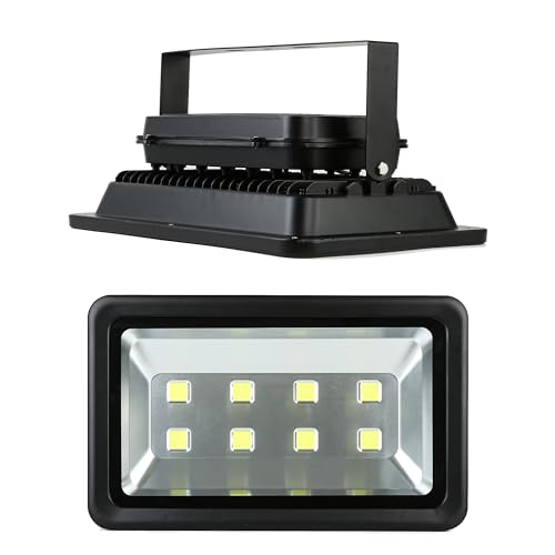 400W LED Flood Lights Outdoor, 40000LM Super Bright Exterior Lamp, 6000K Daylight White, Waterproof Security Light for Backyard, Garden, Garage - size: 400w