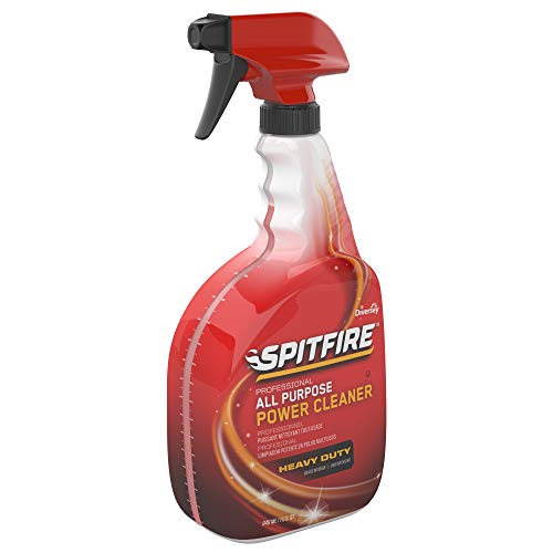 Spitfire CBD540014 Professional All Purpose Power Cleaner, Heavy Duty Degreaser Removes Resin, Paint, Oil, Ink, Gum, Pine Scent, Ready-to-Use Spray, 32-Ounce (Pack of 8) - color: Ready-to-Use Spray, size: 32 Fl Oz (Pack of 8)