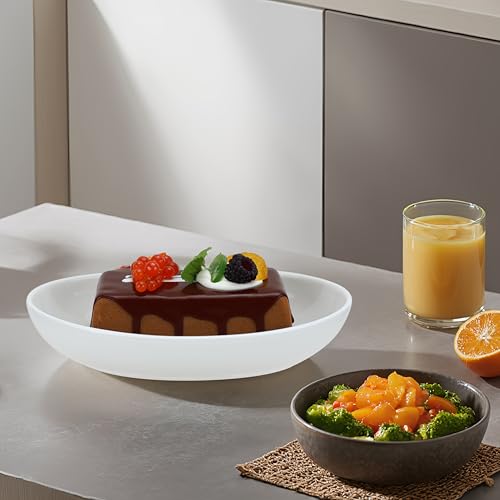 EIKS Ceramic Deep Plates Oval Shaped Dishes, Size of L8.1 x W5.7 - size: S Size (L8.1" x W5.7")