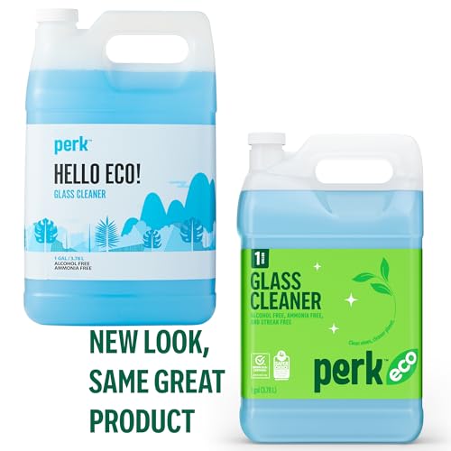 Perk Eco Glass Cleaner Refill, Ready To Use, 1 Gallon - size: 1 Pack, style: 1 Gal