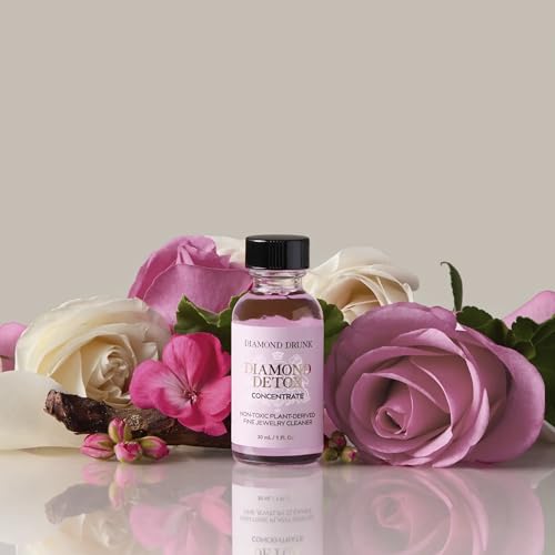 Diamond Drunk Concentrate Refill - Non-Toxic, Fine Jewelry Cleaner for Diamond, Gold, & Platinum Rings & More - 2 Months Supply of Safe, Sustainable Cleaner to Restore Shine - color: Alchemist Rose