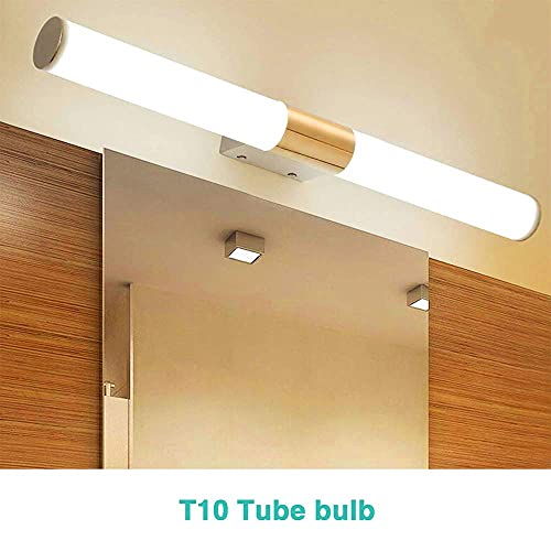 T10 Led Bulb, 8W Dimmable Led Tubular Bulbs, 75-100 Watt Equivalent, 2700K Soft Warm White,850lm, Clear Glass, E26 Base Lamp Bulb, for Cabinet Display Cabinet etc,3 Pack. - color: 8w=80w-2700k-3p