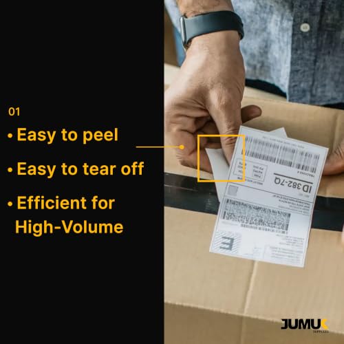 Direct Thermal Labels Perforated Barcode Shipping Sticker - size: 4" X 6" 6000 Labels