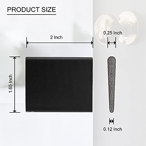 Door Corner Seals - Door Frame Draft Stopper - Black, 4-Pack - color: 4 Black