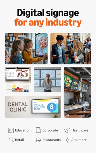 Amazon Signage Stick – Professional Digital Signage 4K Media Player – Designed for Businesses of All Sizes, Easy Setup with free Mobile App, and CMS Compatibility