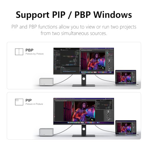 INNOCN 34" 5K 120Hz 5120 x 2160P Wide Monitor for Laptop/MacBook/Mini PC