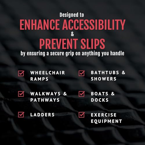 CATTONGUE GRIPS 4" x30' Grip Tape Roll, Non-Abrasive, Waterproof, Clear - color: Clear, size: 4" x 30"